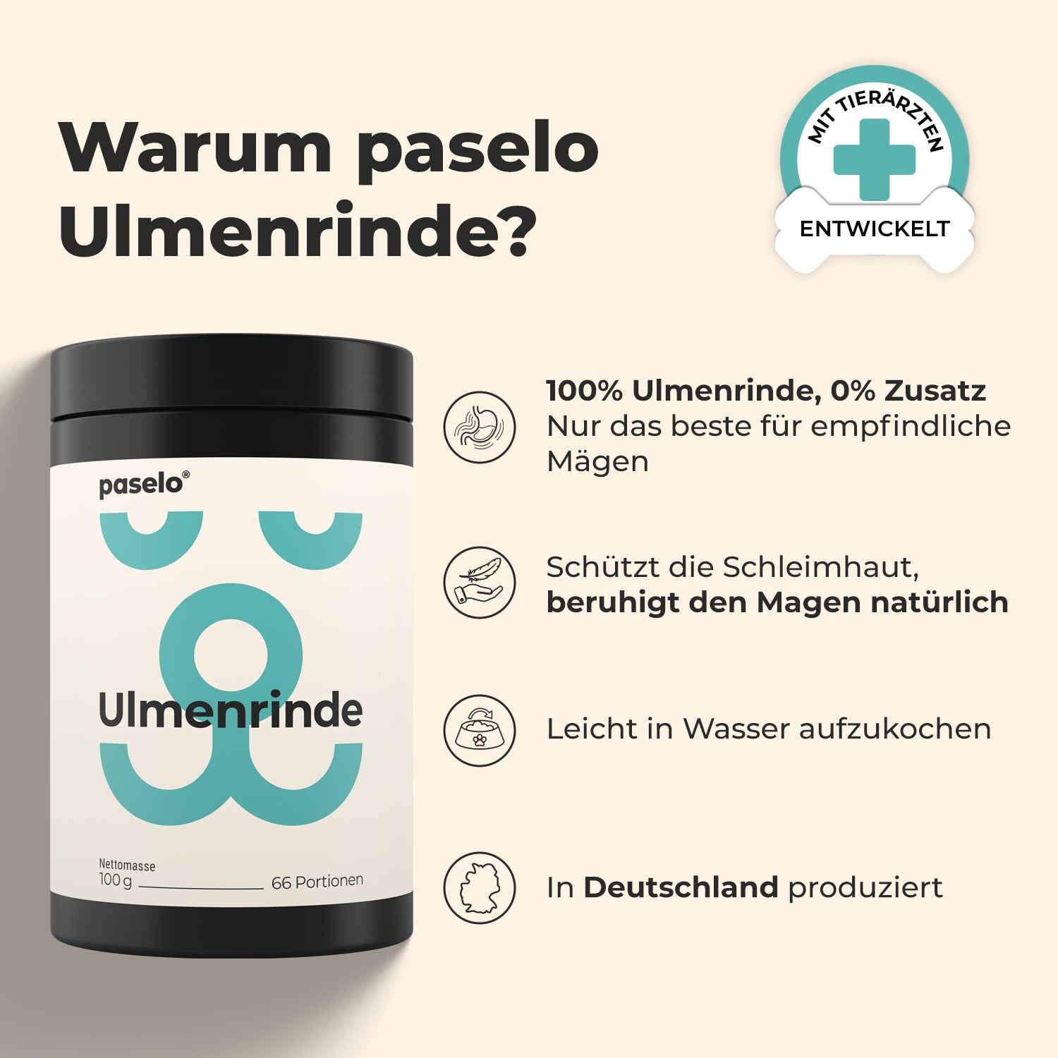 Ulmenrinde für Hunde