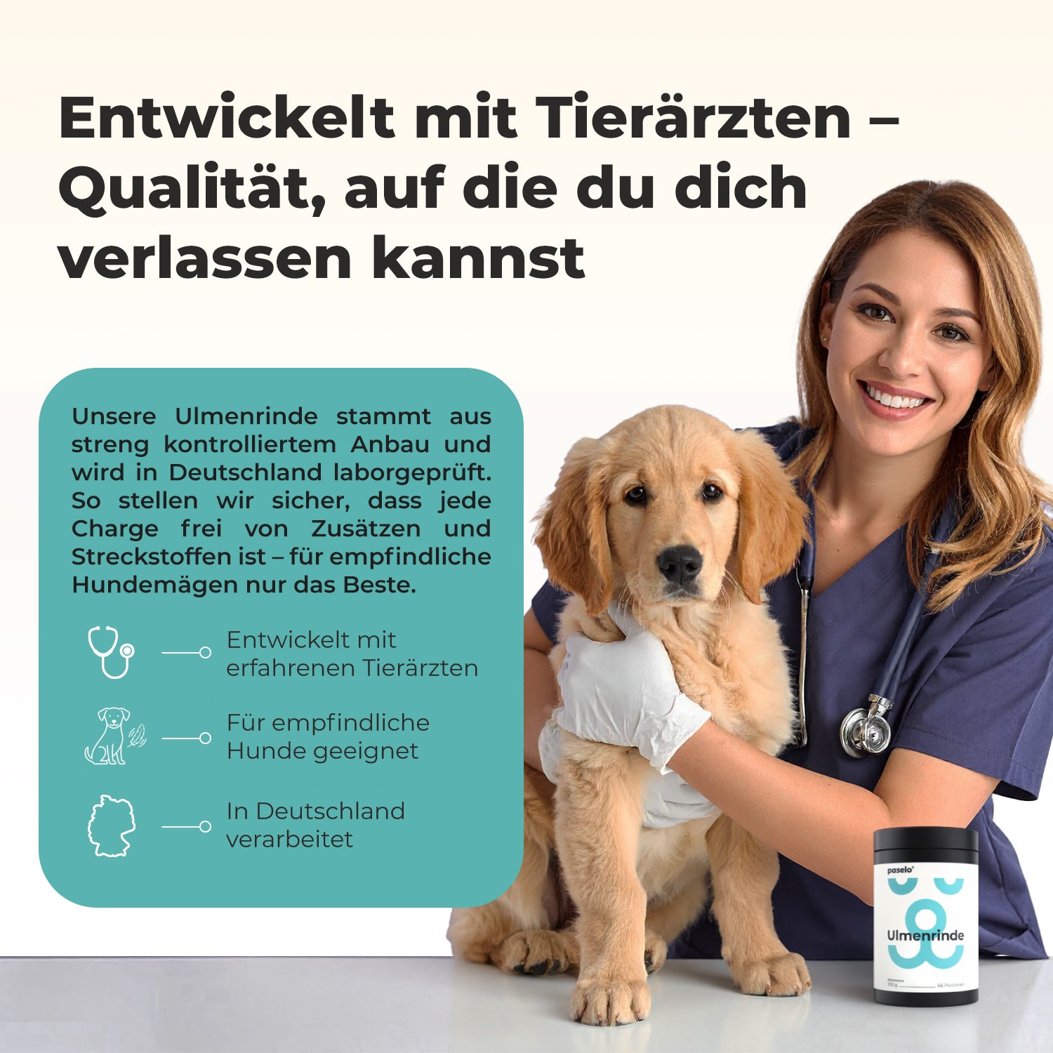Ulmenrinde für Hunde