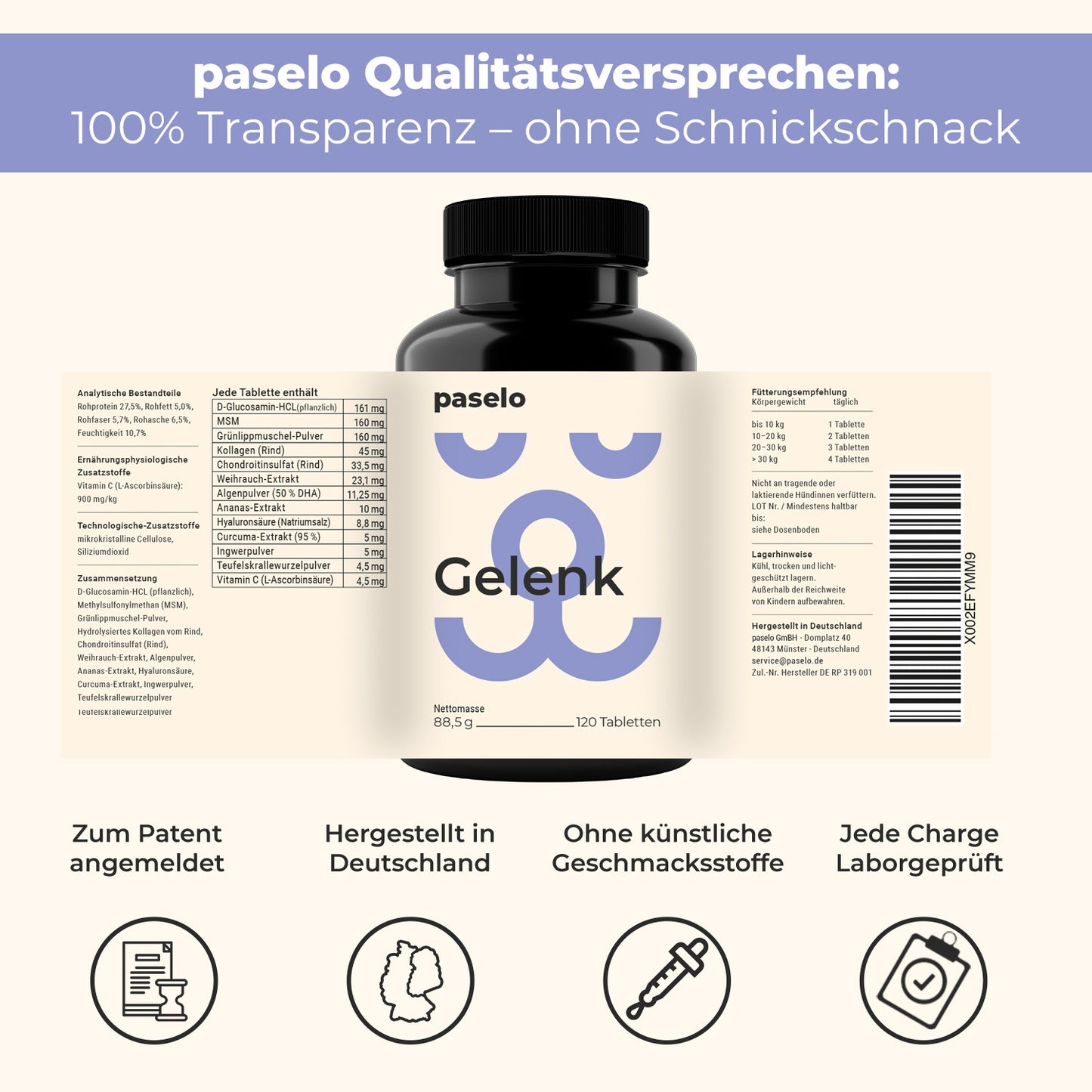 Gelenktabletten für Hunde