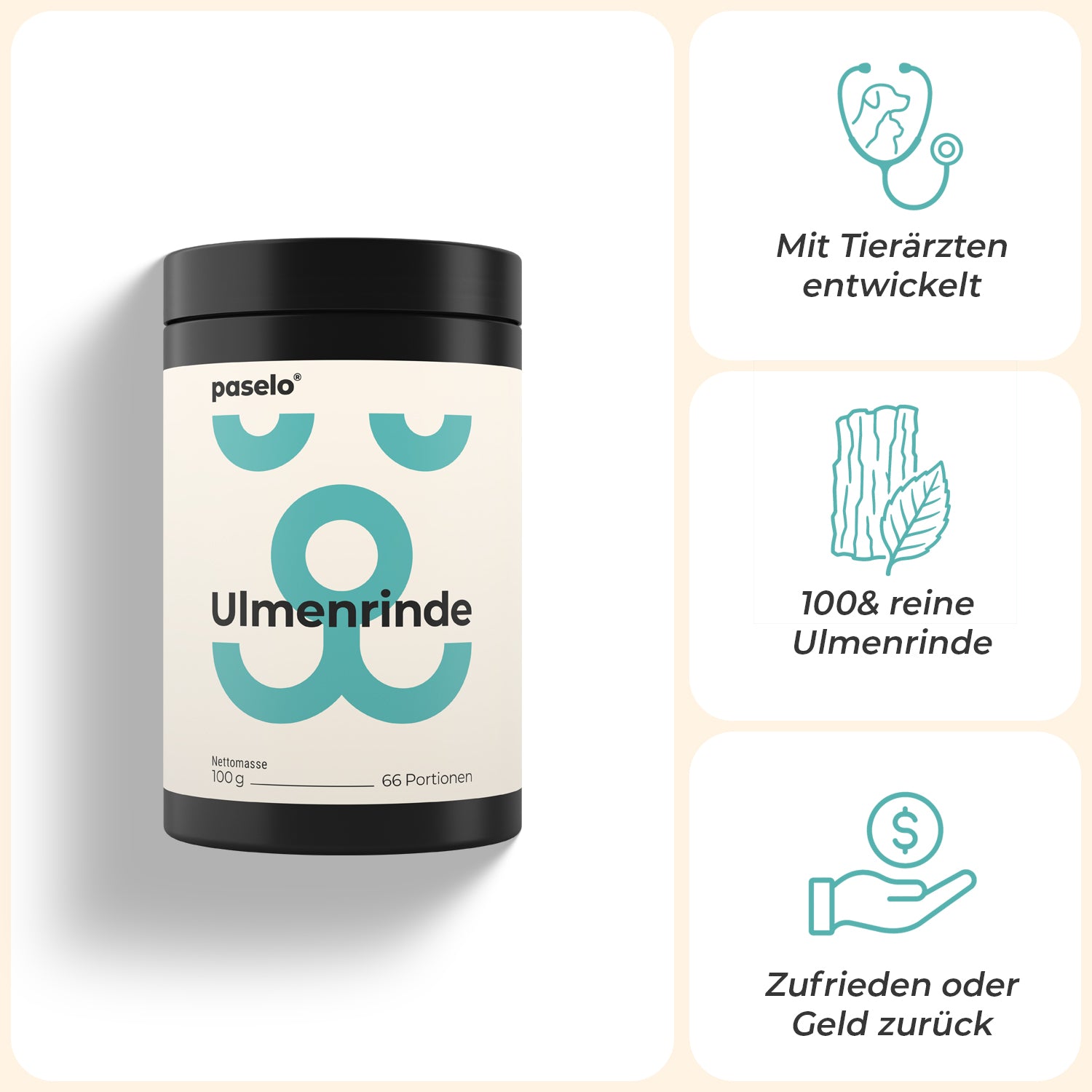Ulmenrinde für Hunde